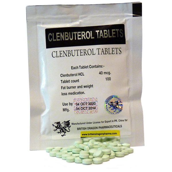 Clenbuterol Tablets 0,025mg British Dragon