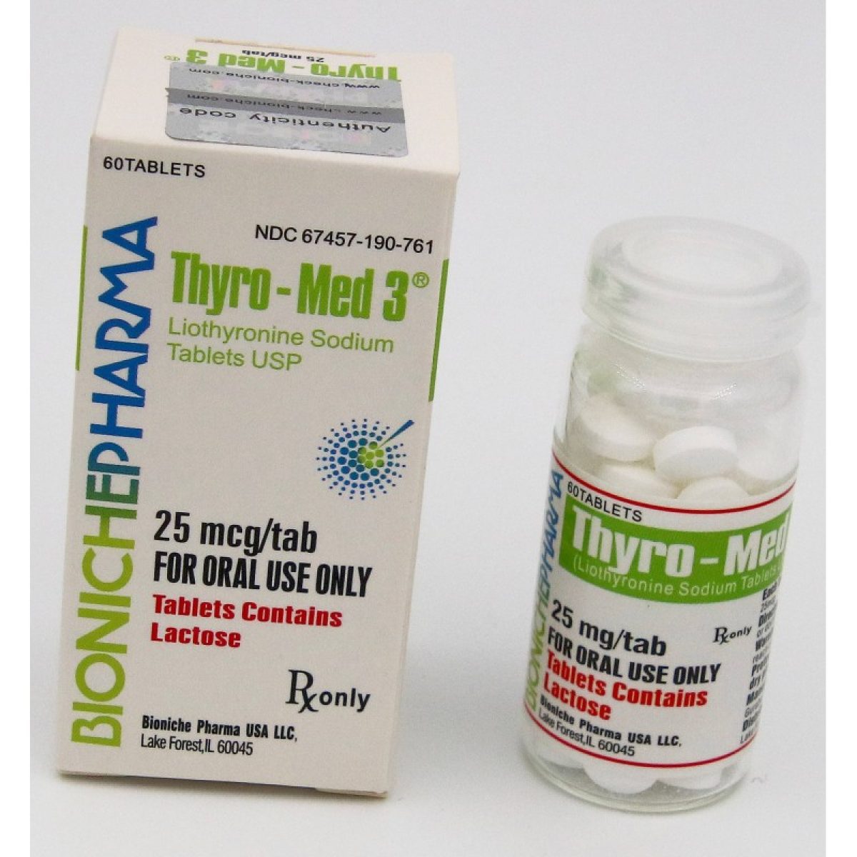 Thyro-Med 3 25mcg Bioniche Pharma
