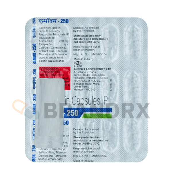 Almox 250 mg Alkem Laboratories Ltd. – Image 2