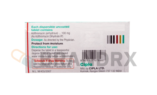 Azee DT 100 mg Cipla – Image 2
