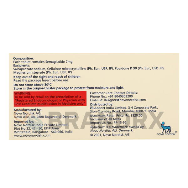 Rybelsus 7 mg Novo Nordisk – Image 2