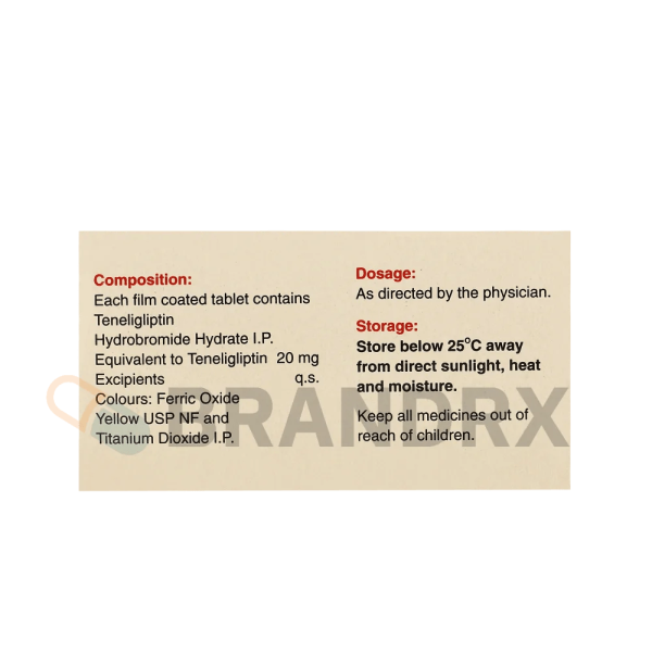 Ziten 20 mg Glenmark Pharmaceuticals Ltd. – Image 2