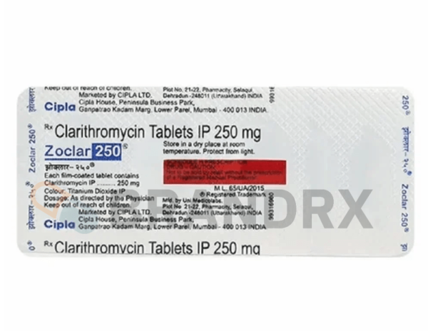 Zoclar 250 mg Cipla – Image 2