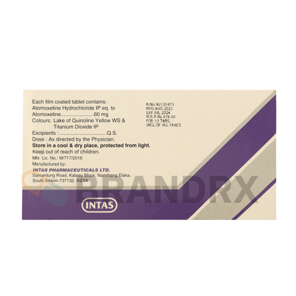 Axepta 60 mg Intas Pharmaceuticals – Image 2