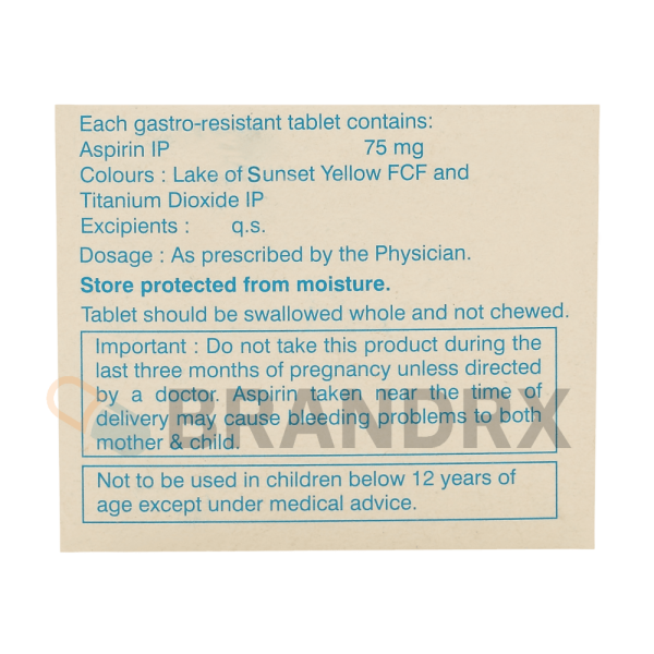 Ecosprin 75 mg USV Private Ltd. – Image 2